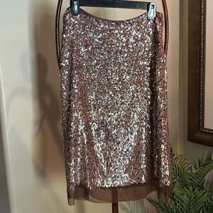 SAJA Sequined Festival Skirt NWT
